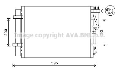 AVA QUALITY COOLING Kondensaator,kliimaseade KA5198D